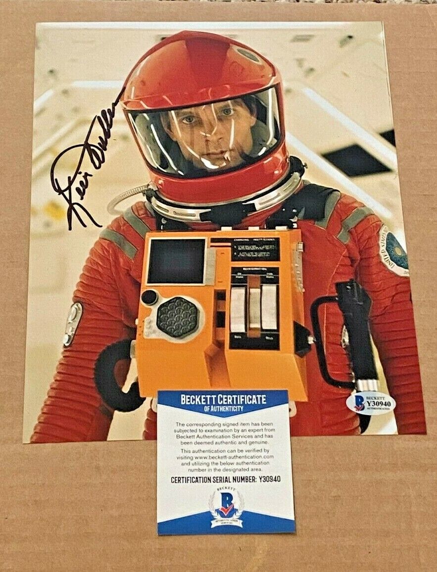 KEIR DULLEA SIGNED 2001 SPACE ODYESSEY 8X10 Photo Poster painting BECKETT CERTIFIED