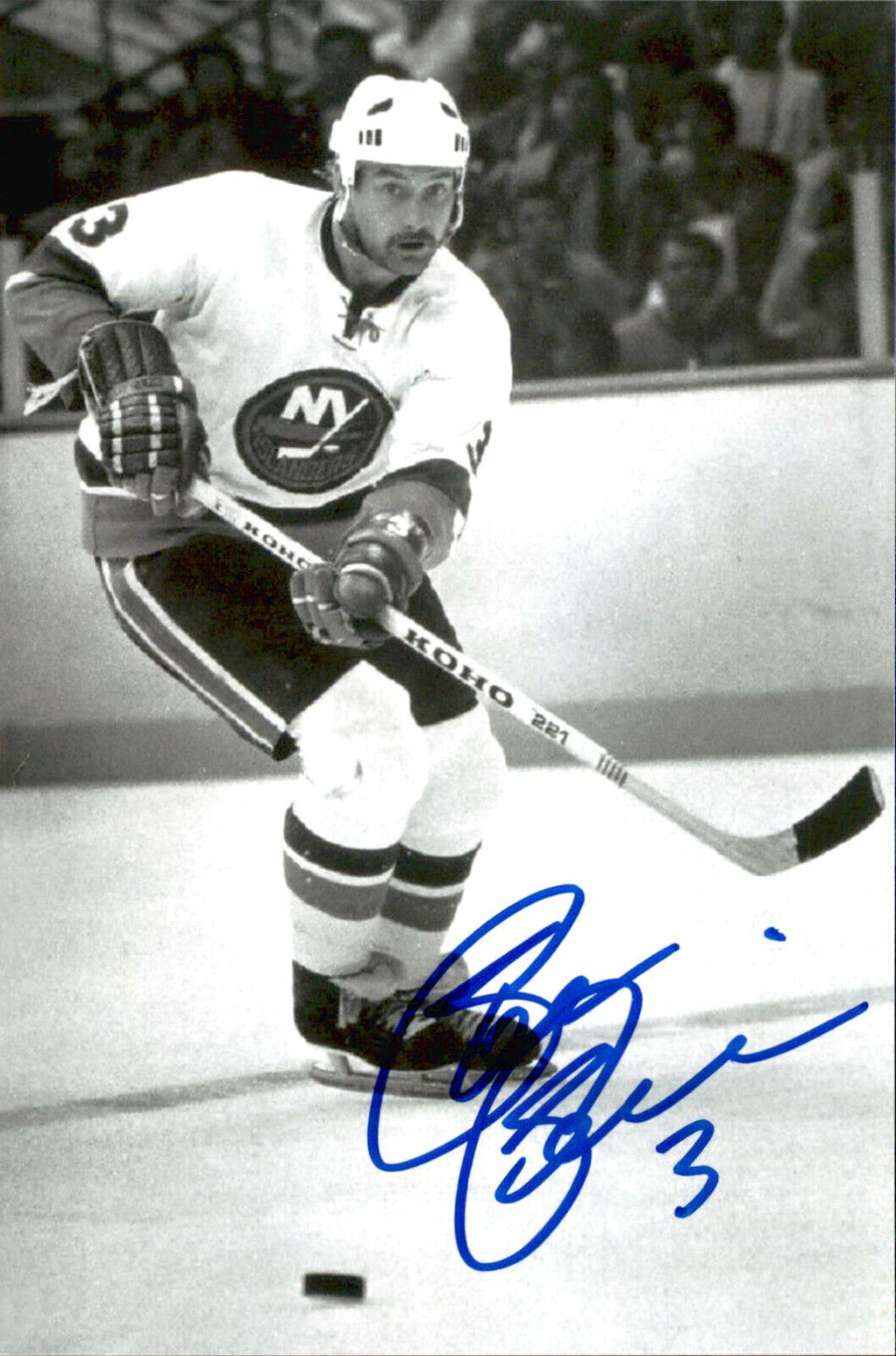 Pat Price SIGNED autographed 4x6 Photo Poster painting NEW YORK ISLANDERS