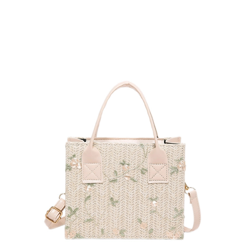 Women’s Medium Pu Leather Solid Color Streetwear Square Zipper Crossbody Bag