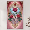 Enchanted Rose Heart-11CT Stamped Cross Stitch 40*70cm(Big Size) tapestrymarket