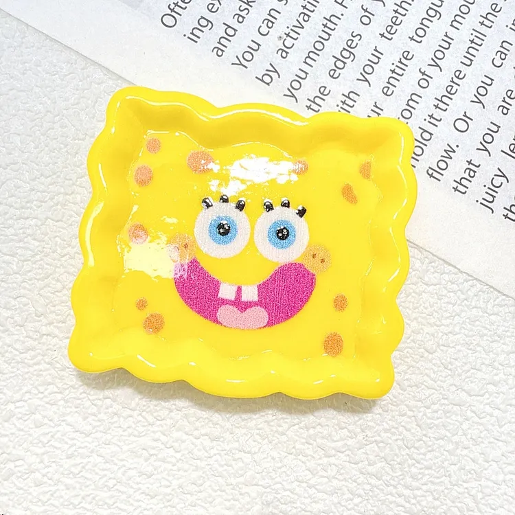 Mini Cartoon Tray Resin Charm