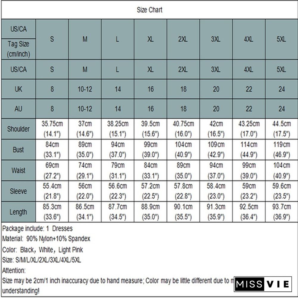 Womens Lace Stitching Elegant Dress Flare Long Sleeve Neck Party Casual Loose Mini Plus