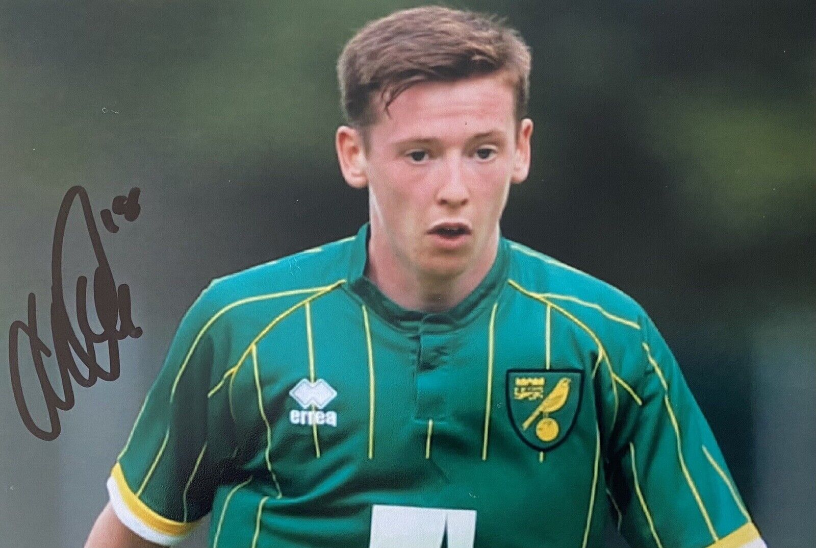 Connor McGrandles Genuine Hand Signed Norwich City 6X4 Photo Poster painting