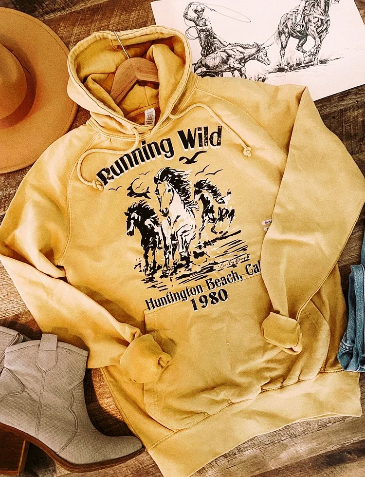 Running Wild Hoodie Sweatshirt