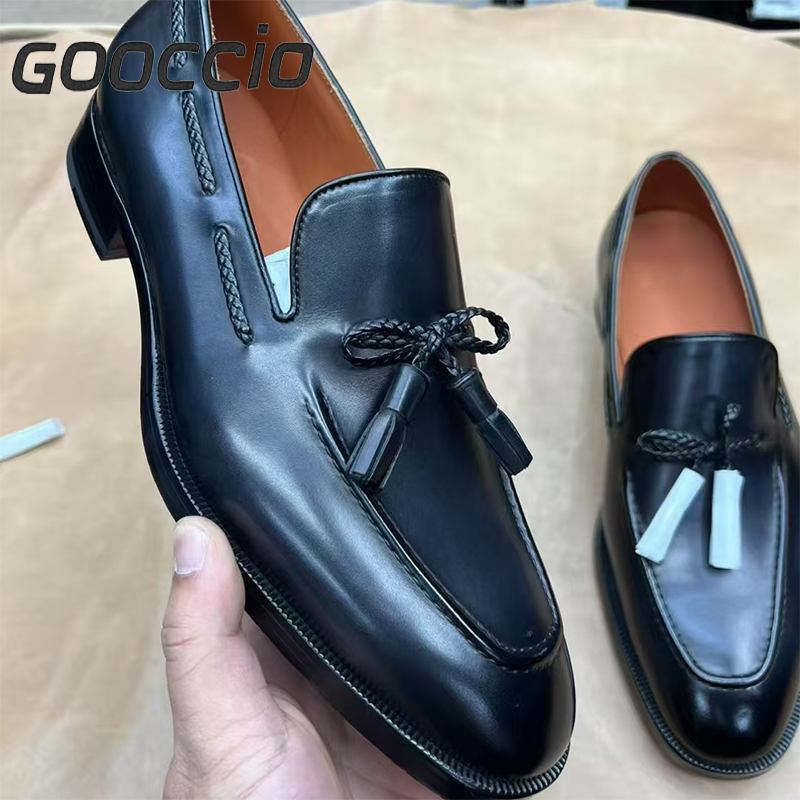 YH184 Prenium Calf-Skin Dress Shoes/Loafer Shoes For Men GOOCCIO   