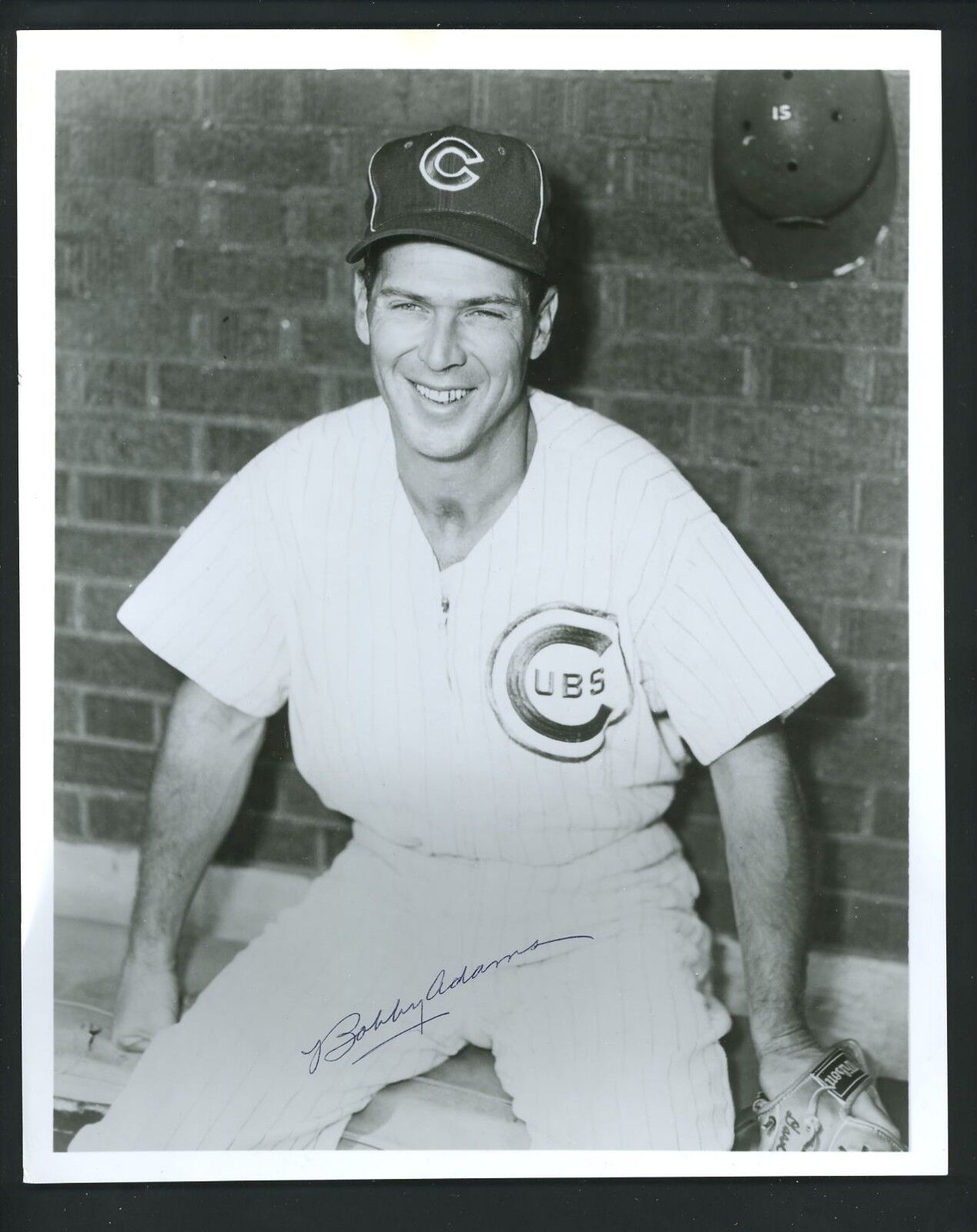 Bobby Adams Signed Autographed 8x10 Photo Poster painting w/ JSA authentication Chicago Cubs