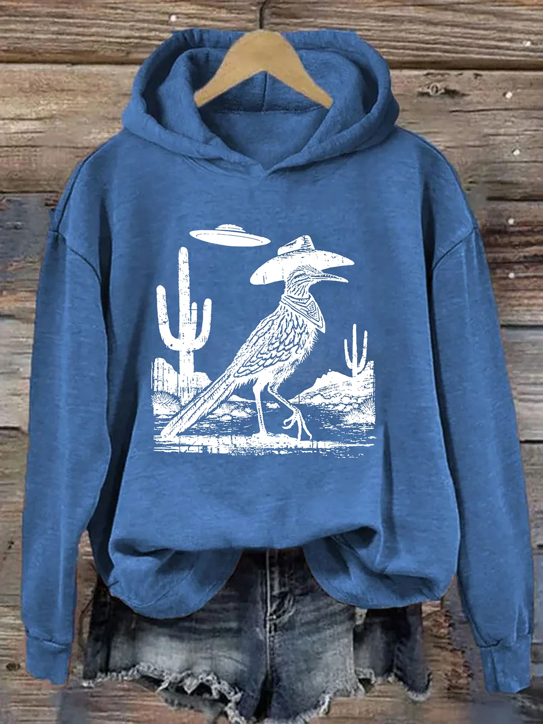 Roadrunner UFO Bird Lover Hoodie