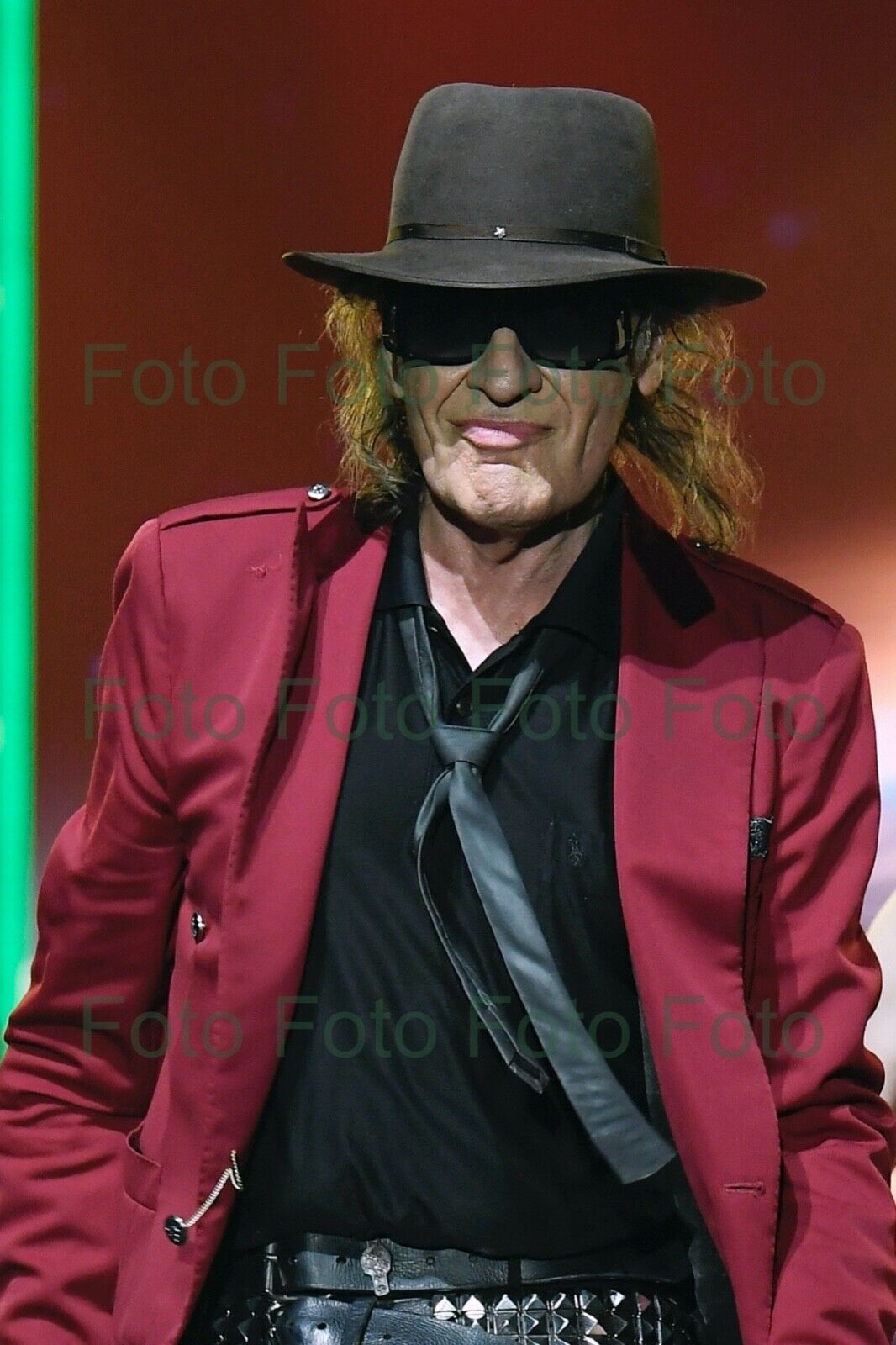 Udo Lindenberg Rock Musik Maler Foto 20 x 30 cm ohne Autogramm (Be-19