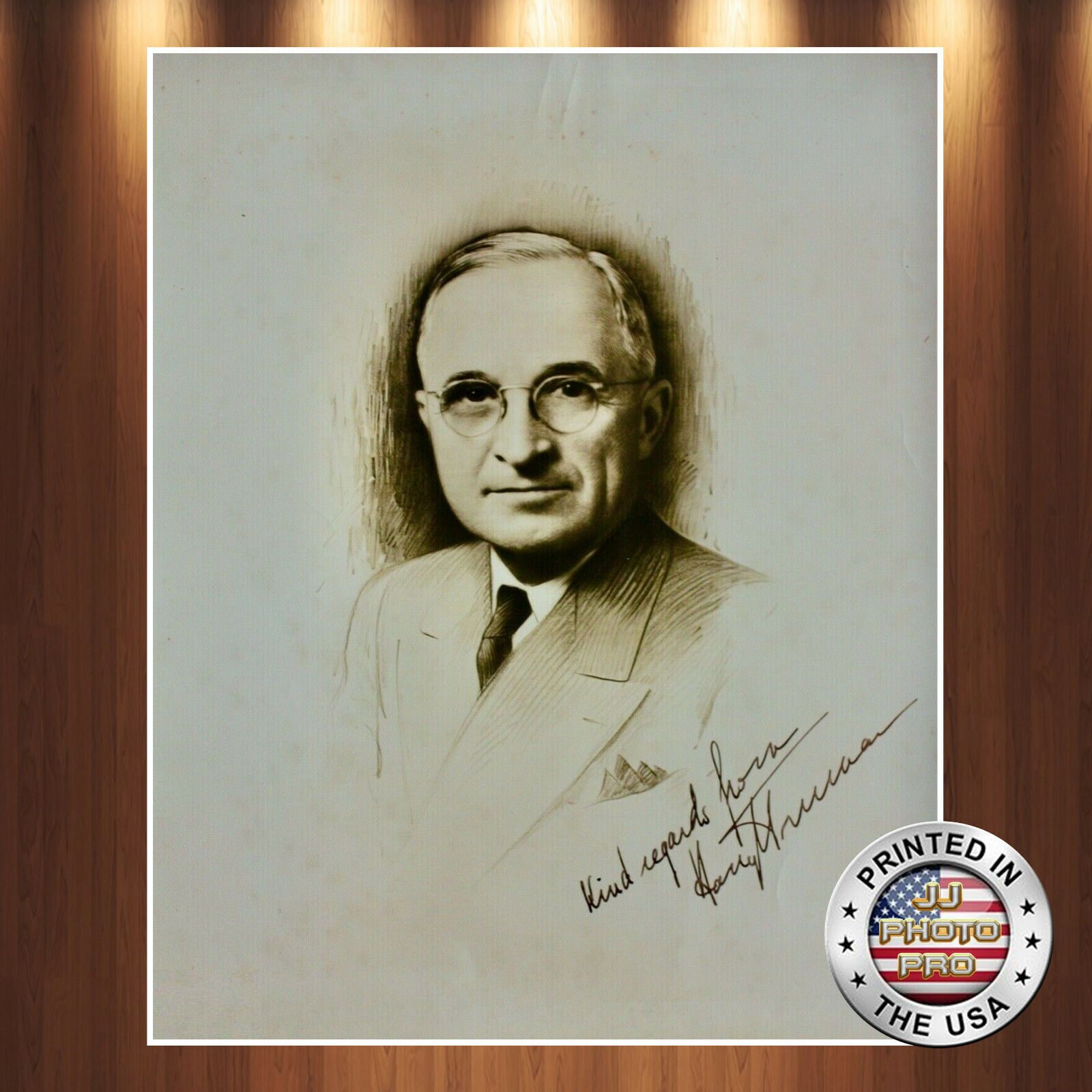 Harry Truman Autographed Signed 8x10 Photo Poster painting Model REPRINT