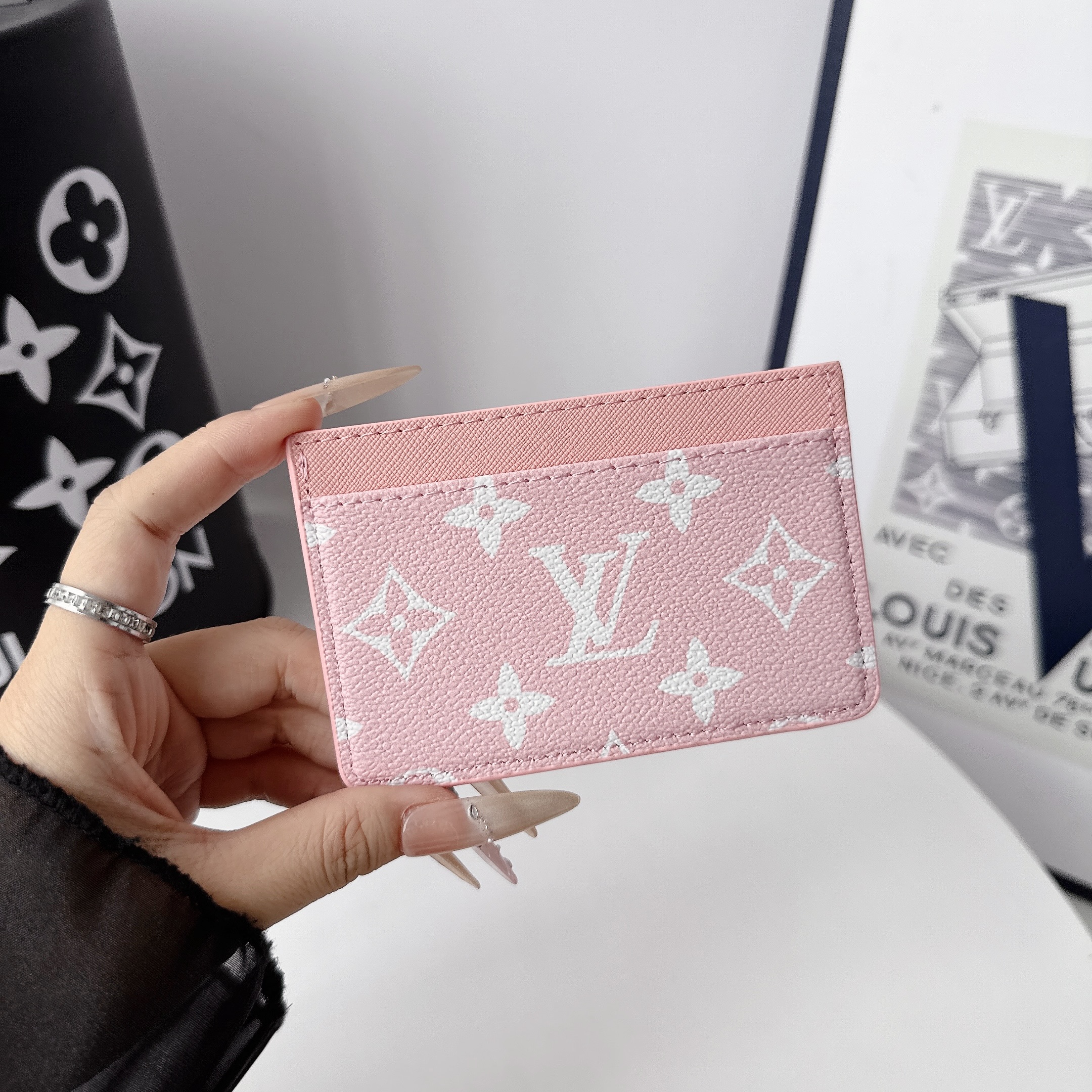 Louis Vuitton Monogram Two-Tone Card Holder | Luxury Designer Slim Wallet for Your Daily OOTD