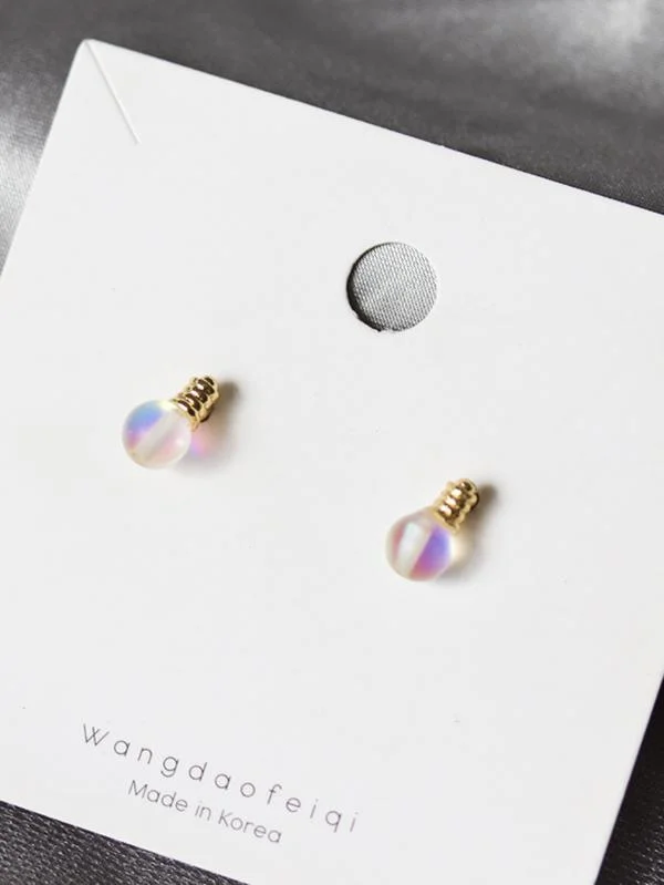 Cute Colorful Bulb Earrings