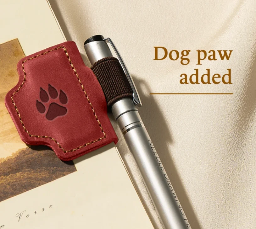 BygoneMark - LAST DAY 70% OFF - Personalized Magnetic Leather Pen Holder Bookmark