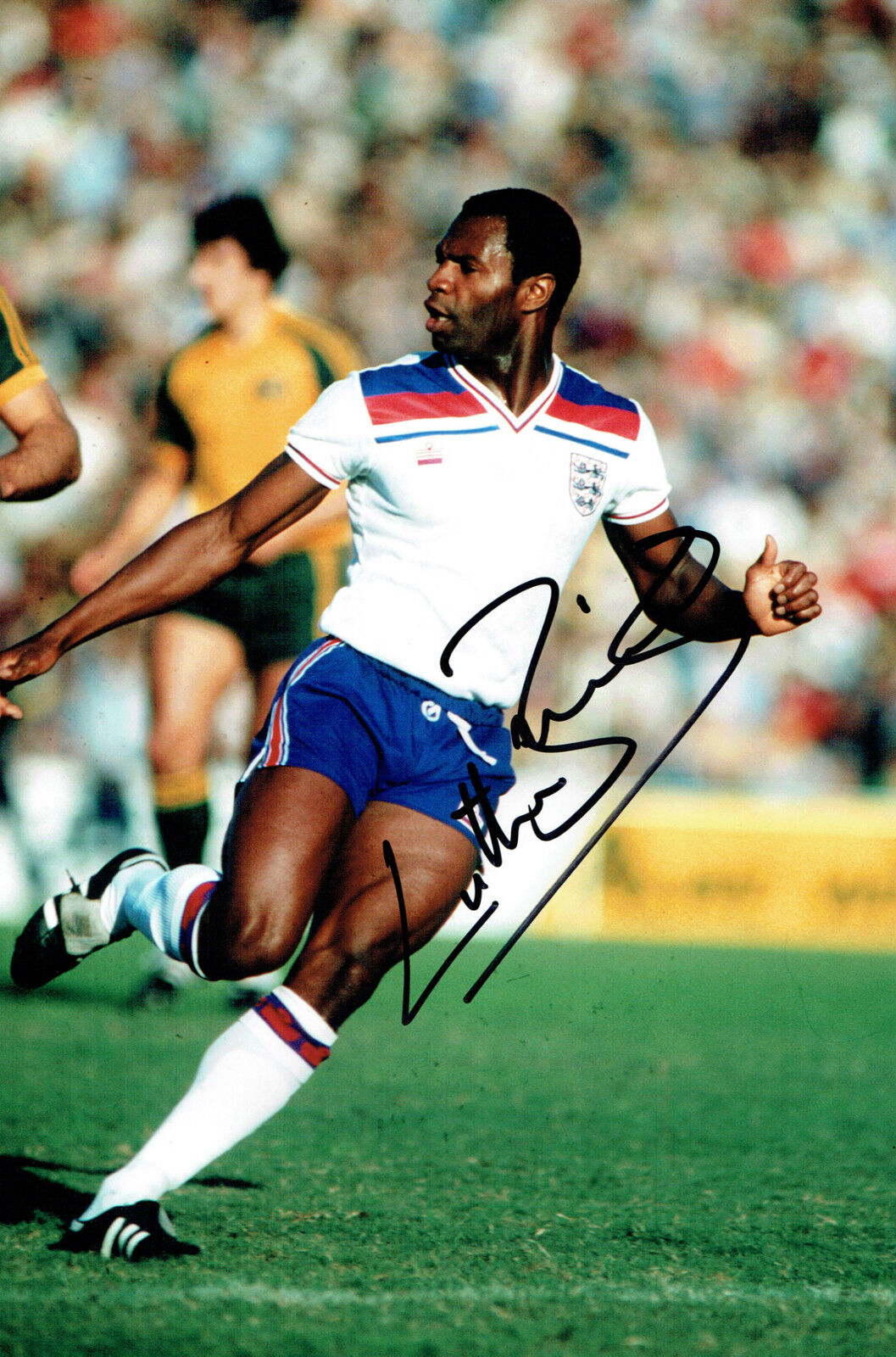 Luther BLISSETT SIGNED Autograph 12x8 Photo Poster painting England v Australia Tour AFTAL COA