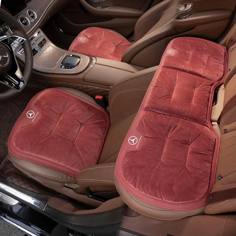 Car short plush winter seat cushion