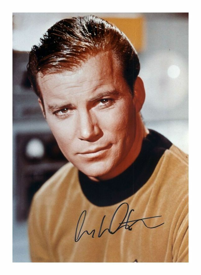 WILLIAM SHATNER - STAT TREK AUTOGRAPH SIGNED PP Photo Poster painting POSTER