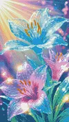 Luxury AB Velvet Diamond Painting Kit - Flower