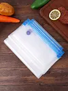 Reusable Vacuum Food Storage Bag Resealable BPA Free Zipper Storage Bags