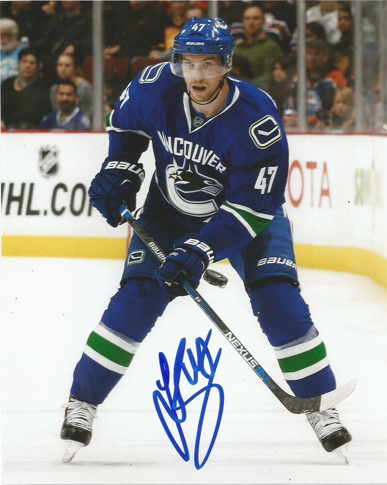 Vancouver Canucks Sven Baertschi Autographed Signed 8x10 Photo Poster painting COA C