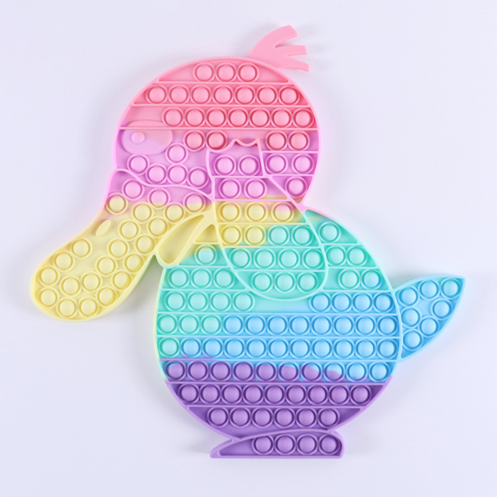 

Duck Silicone Push Bubble Fingertip Toys Anti-Stress Decompression Crafts, 501 Original