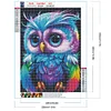 Diamond Painting-DIY Full Round Drill Owl