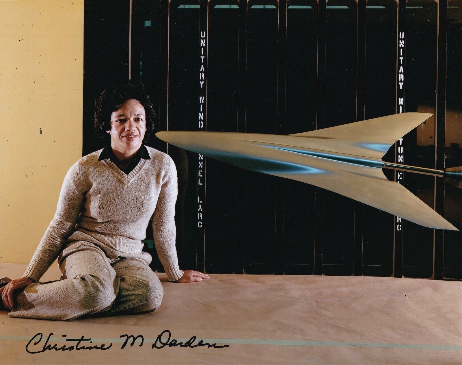 Christine Darden REAL hand SIGNED Photo Poster painting #1 COA NASA Supersonic Hidden Figures