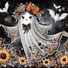 Diamond Painting - Partial Special Shaped Drill - Halloween Ghost(Canvas|30*30cm)