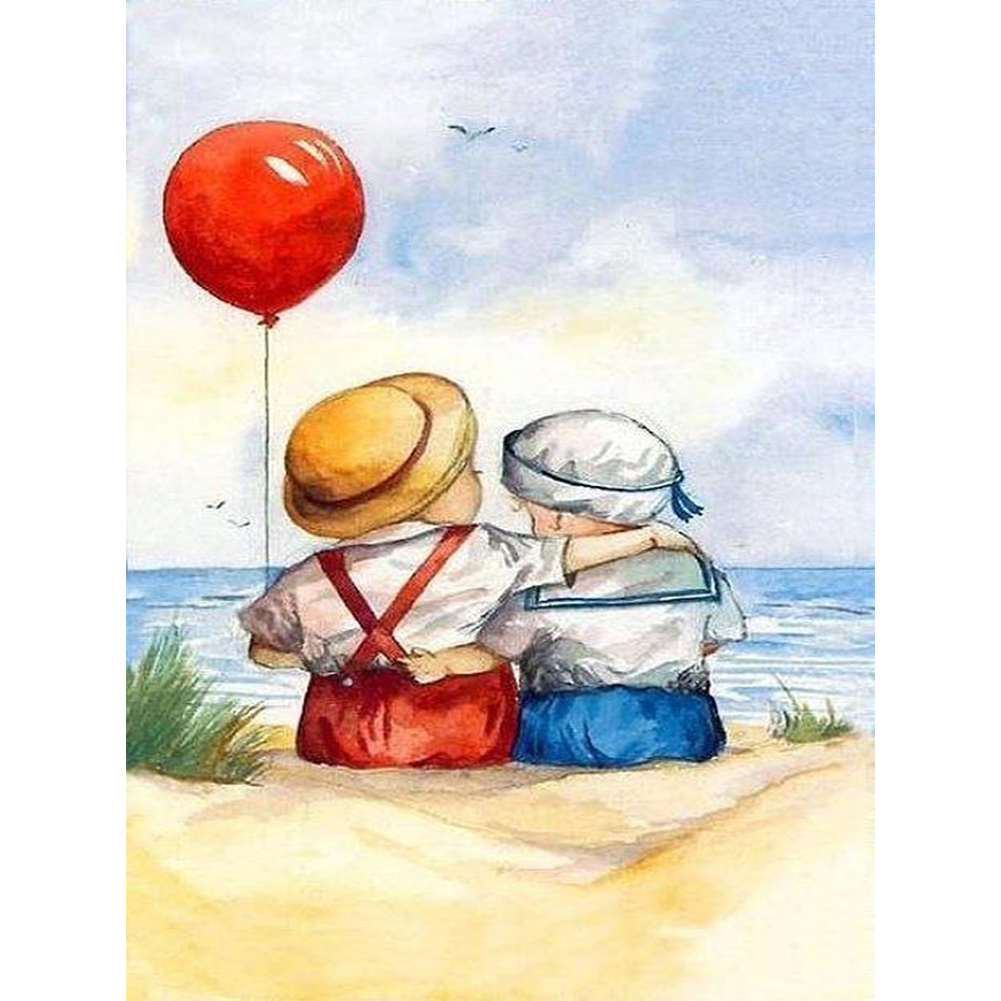 

Child Life - 11CT Stamped Cross Stitch - 50*40CM, 501 Original