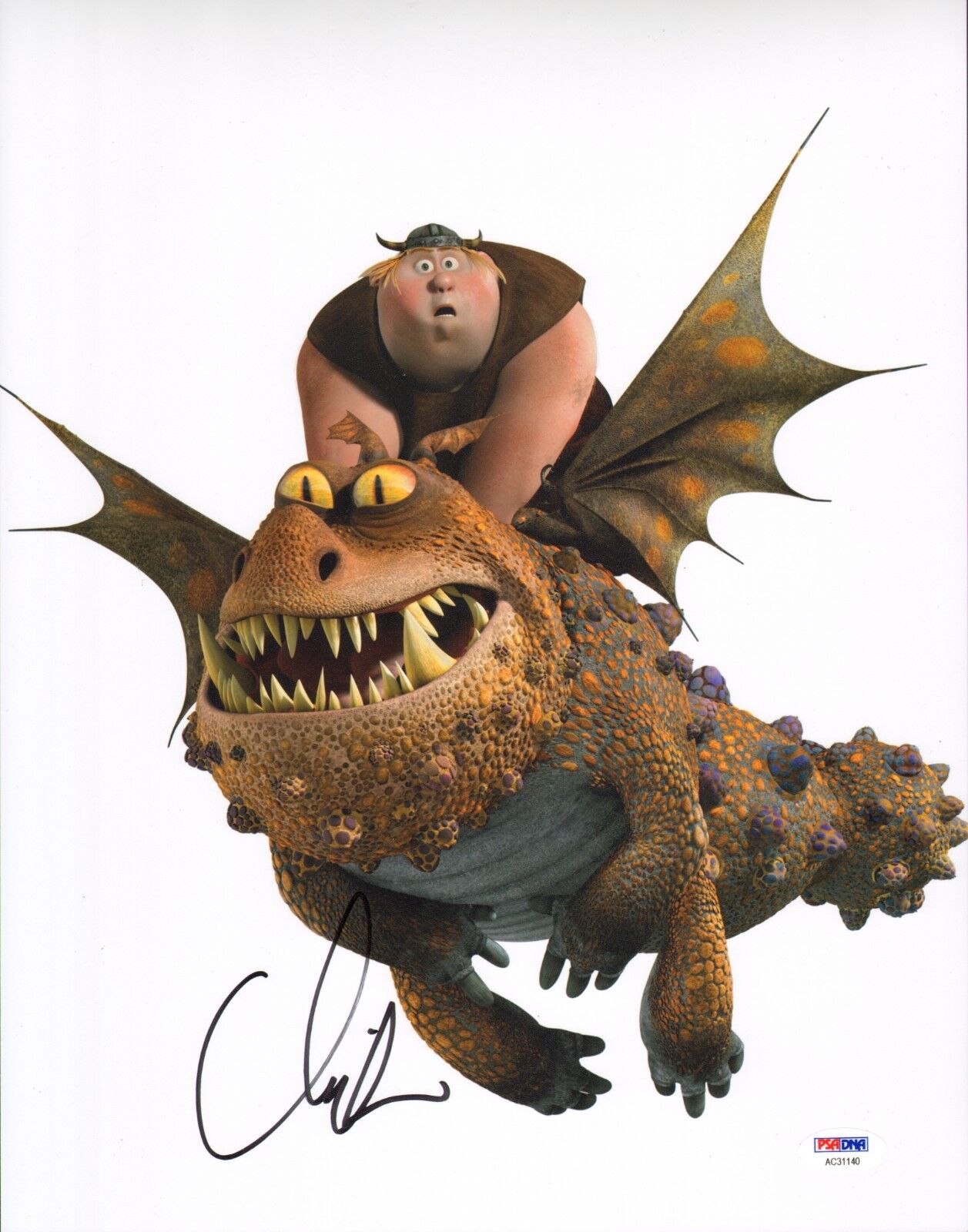 Christopher Mintz-Plasse Signed 11x14 Photo Poster painting PSA/DNA COA How to Train Your Dragon