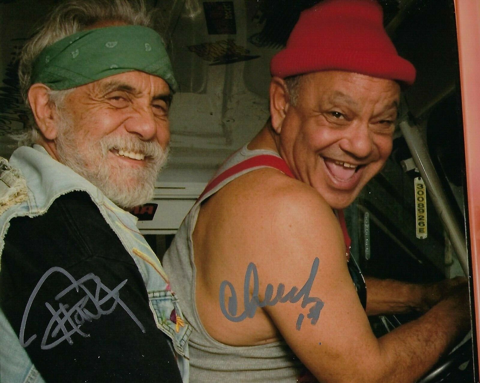 GFA Up in Smoke Movie * CHEECH AND CHONG * Signed 8x10 Photo Poster painting PROOF AD1 COA