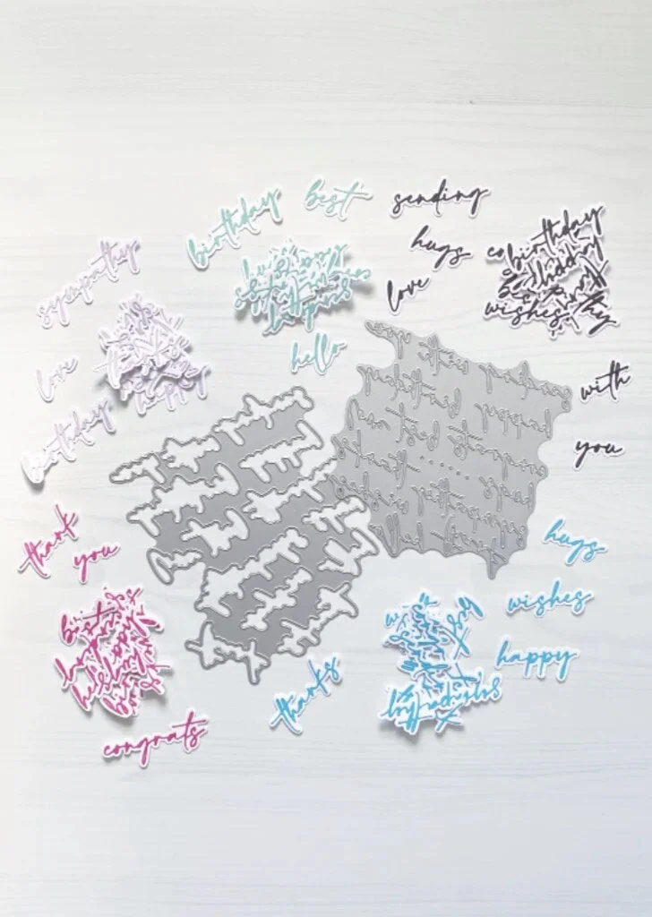 Piggy Craft metal cutting dies cut die mold Letter decoration Scrapbook paper craft knife mould blade punch stencils dies