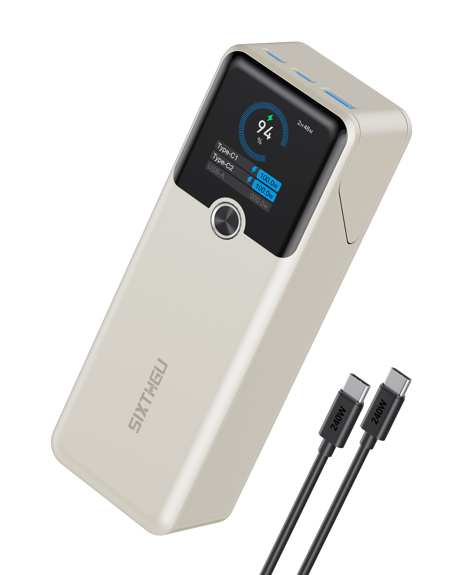 SIXTHGU Power Bank, 200W Super-Fast Laptop Portable Charger