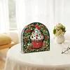 DIY Christmas Dessert Acrylic Diamond Painting Napkin Holder Desktop Ornaments
