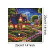 Full Round Drill Framed Light Up Diamond Painting Kits, LED Glowing Wall Art Decor for Home Bedroom Holiday Gifts