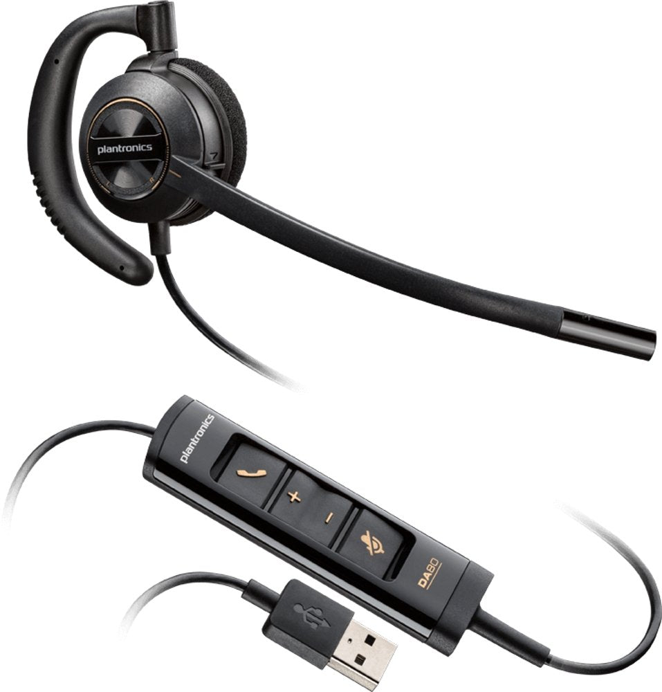Poly HW535 Over-Ear USB Wired Headset