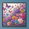 Fleur-Peinture diamant en forme spéciale-30*30cm