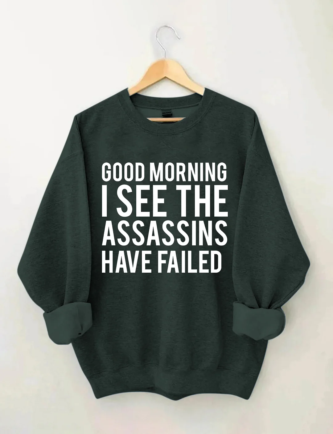 Good Morning I See The Assassins Have Failed Sweatshirt