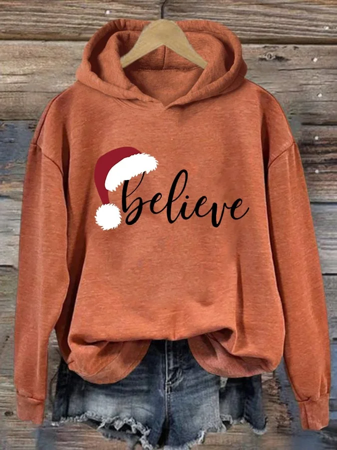 Women's Christmas Believe Hoodie