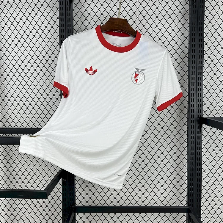 Retro Model 2025-2026 Benfica White Soccer Jersey