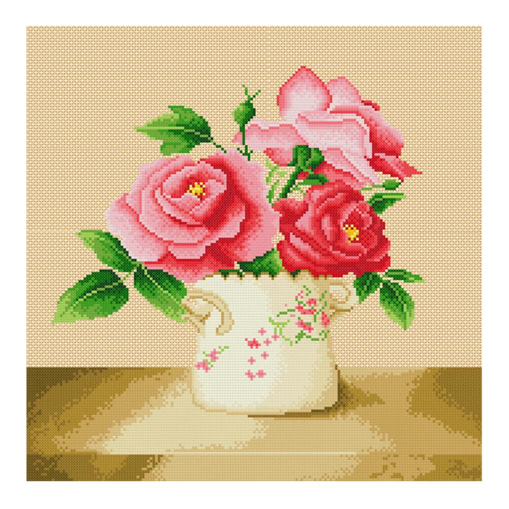 

Sweet Time - 11CT Stamped Cross Stitch - 48*48cm, 501 Original
