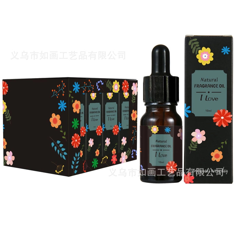 12 Pieces Humidifier Diffuser Dropper Aromatherapy Essential Oil Bedroom Relaxation Soothing Fragrance Source Factory 24 Flavor Plant Essential Oil