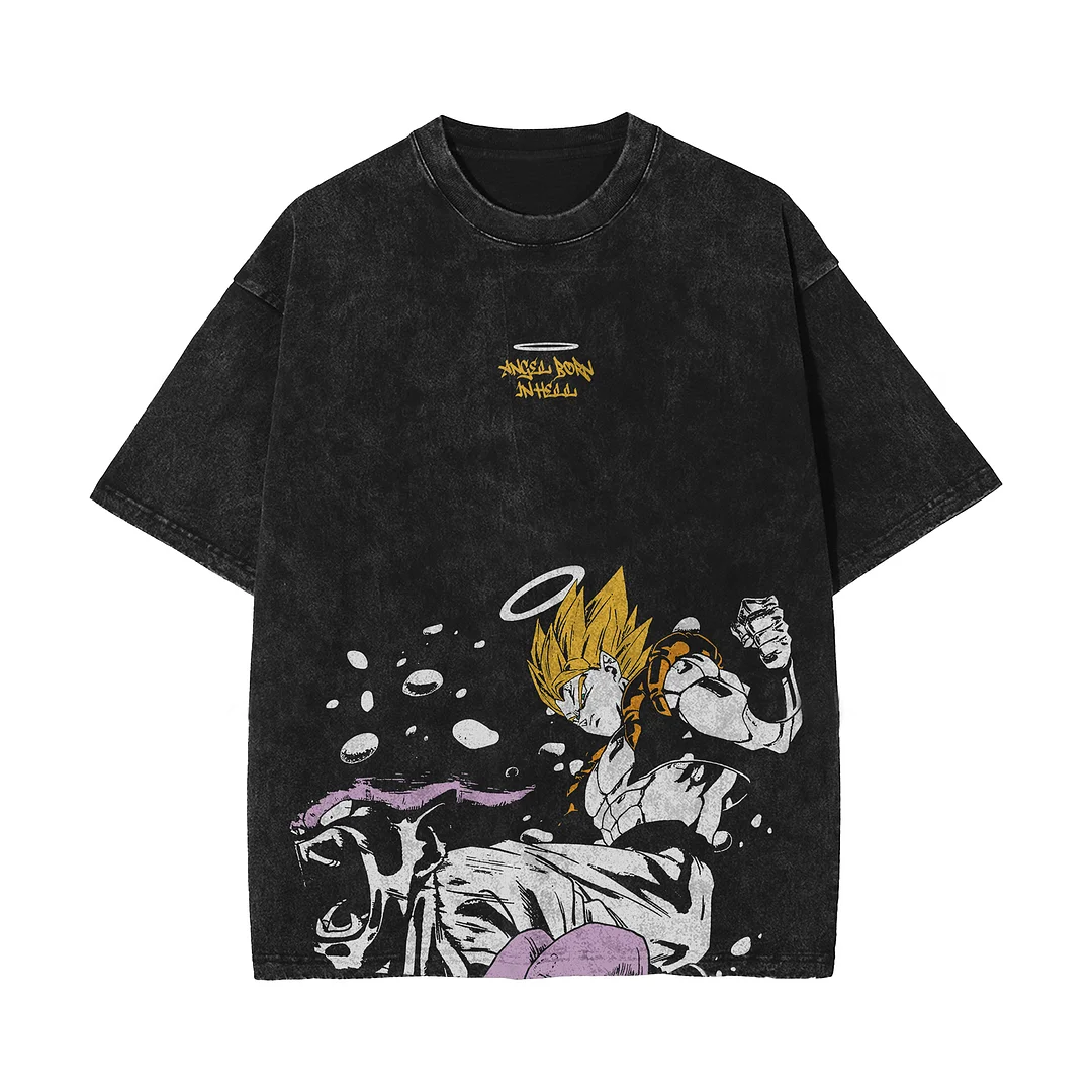 Goku Dragon Ball Super  Oversize Washed T-Shirt