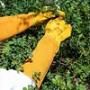 1 Pair Long Thorn Proof Rose Pruning Gloves Leather Garden Gloves for Women Men