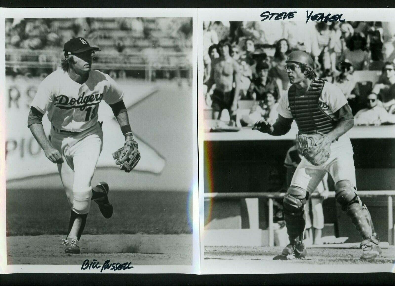 Los Angeles Dodgers LOT of 24 Press Original Photo Poster paintings 1970's to 1990's