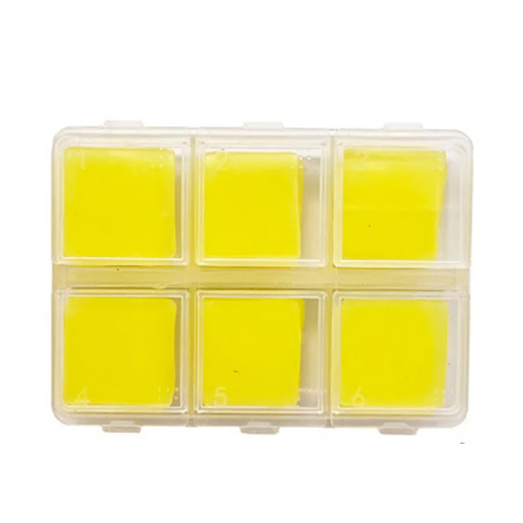 White Wax Semi-Clear Clay for Diamond Painting 6pcs Mud Small Square 2cm  Putty Pen Tack