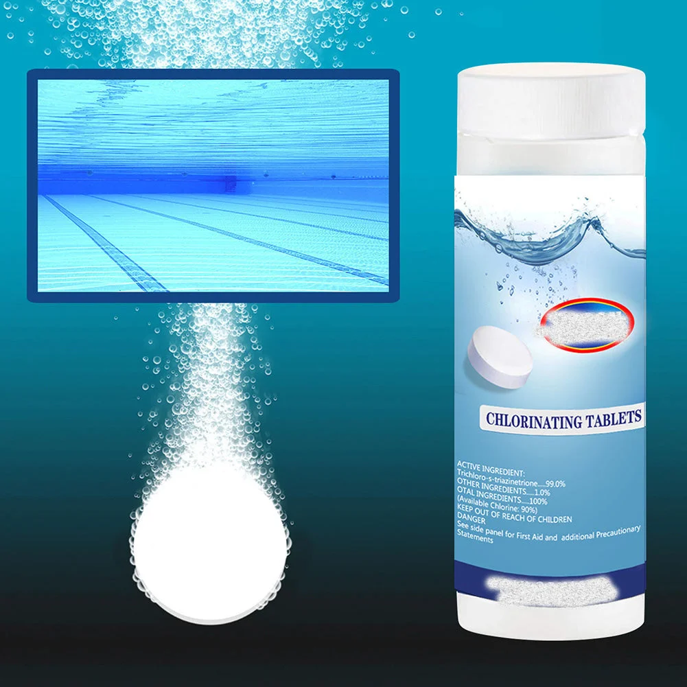 Swimming Pool Cleaning Effervescent Tablets Water Purifier Chlorine Disinfection Cleaning Pills