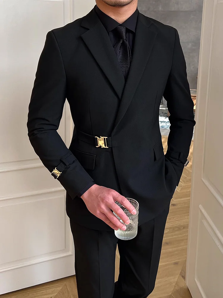 Aonga Autumn Fitted Black White Smart Casual Wedding Blazer Women Slim Fit Elegant Chic Luxury Designer Clothes 2023 0429 aonga