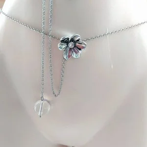 pornhint Pornhint Body Chain with Insertable Clear Crystal, Erotic lingerie, Sexy Belt Chain for Kegel exercise or anal, Intimate Jewelry Mature BDSM sex toy