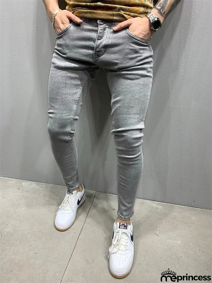 Trendy Simple Classic Bounce Jeans for Men