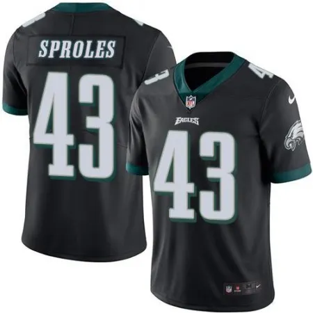 Eagles #43 Darren Sproles Black Men's Stitched NFL Limited Rush Jersey