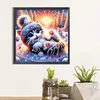 Diamond Painting-DIY Crystal Rhinestone Snowy Cat